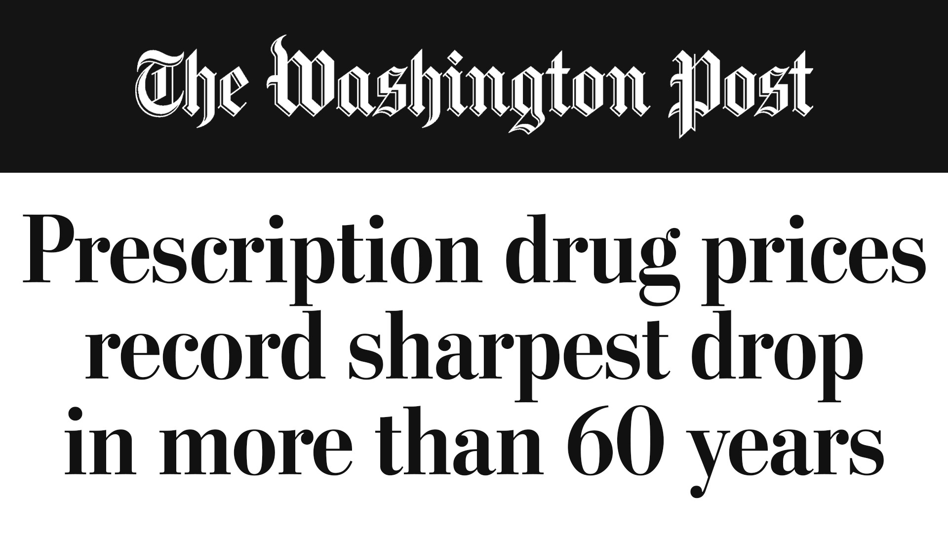 White House credits GLP-1 price cuts and TrumpRx for record drop in drug prices
