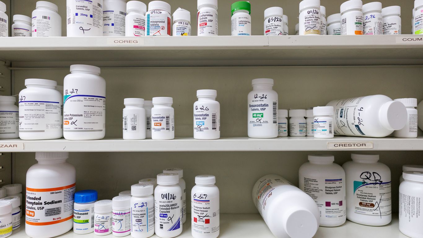 US prescription drug prices fall 3.1%, steepest annual drop since 1963
