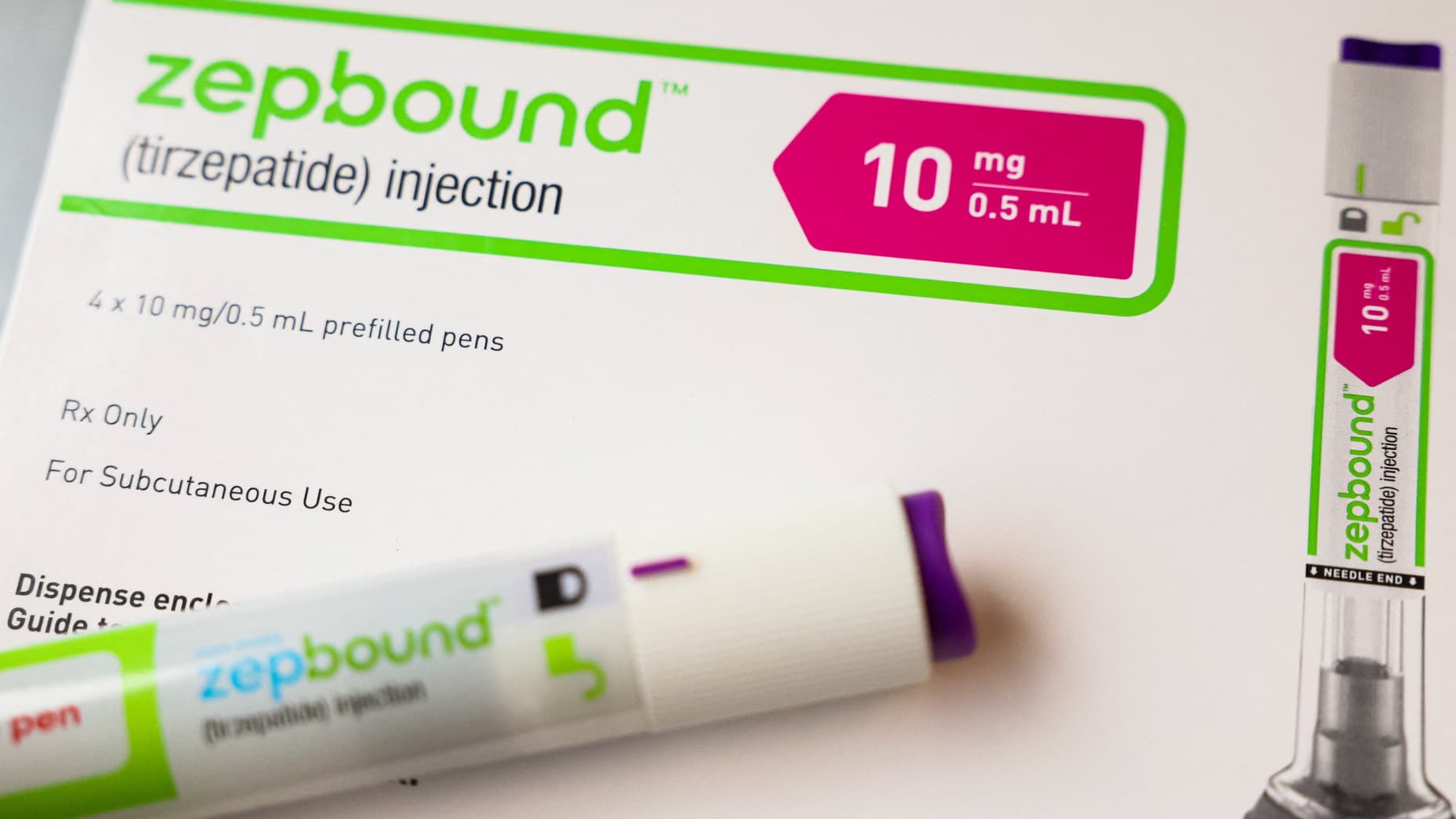 An injection pen of Zepbound, Eli Lilly’s weight loss drug, is displayed in New York City, U.S., December 11, 2023.  REUTERS/Brendan McDermid
