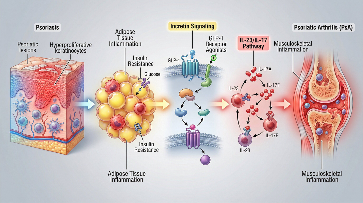 Review finds small studies link liraglutide and semaglutide to psoriasis improvement